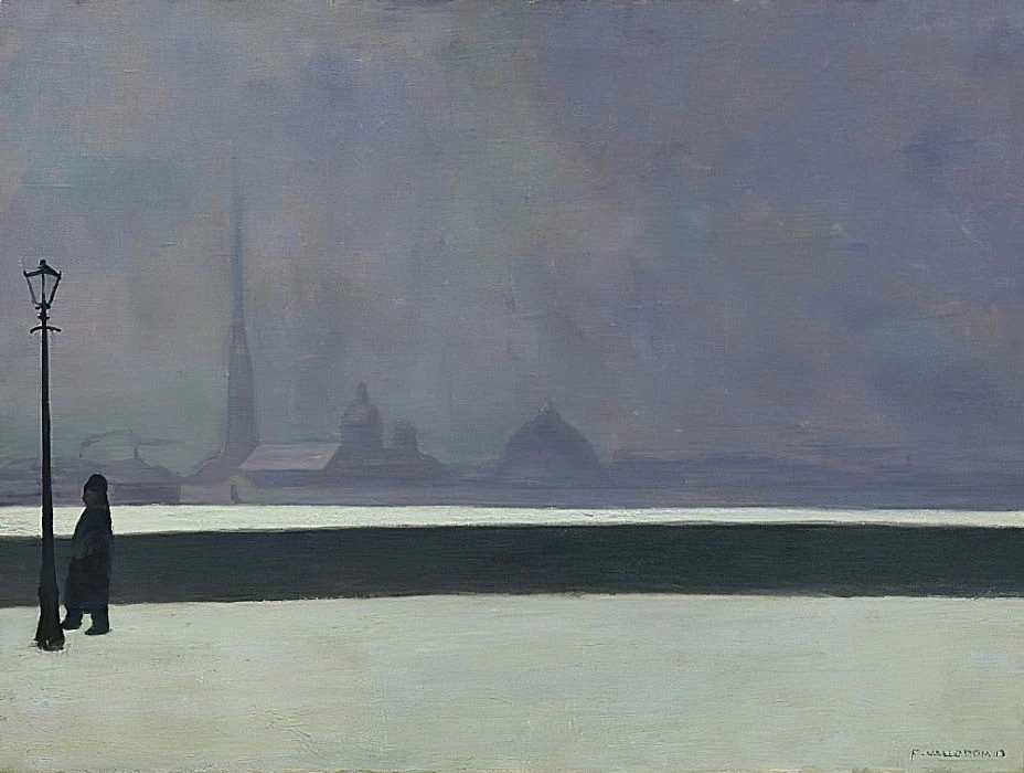 La Neva, nebbia leggera - 1913